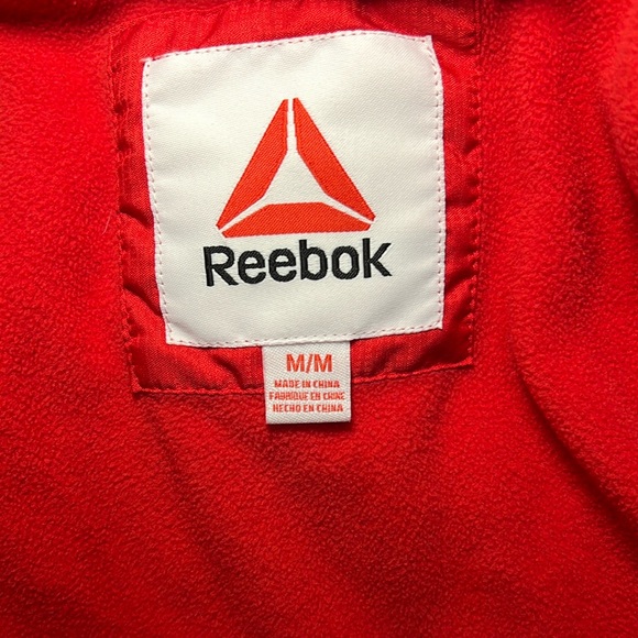 Reebok Red Windbreaker Jacket - Picture 2 of 8